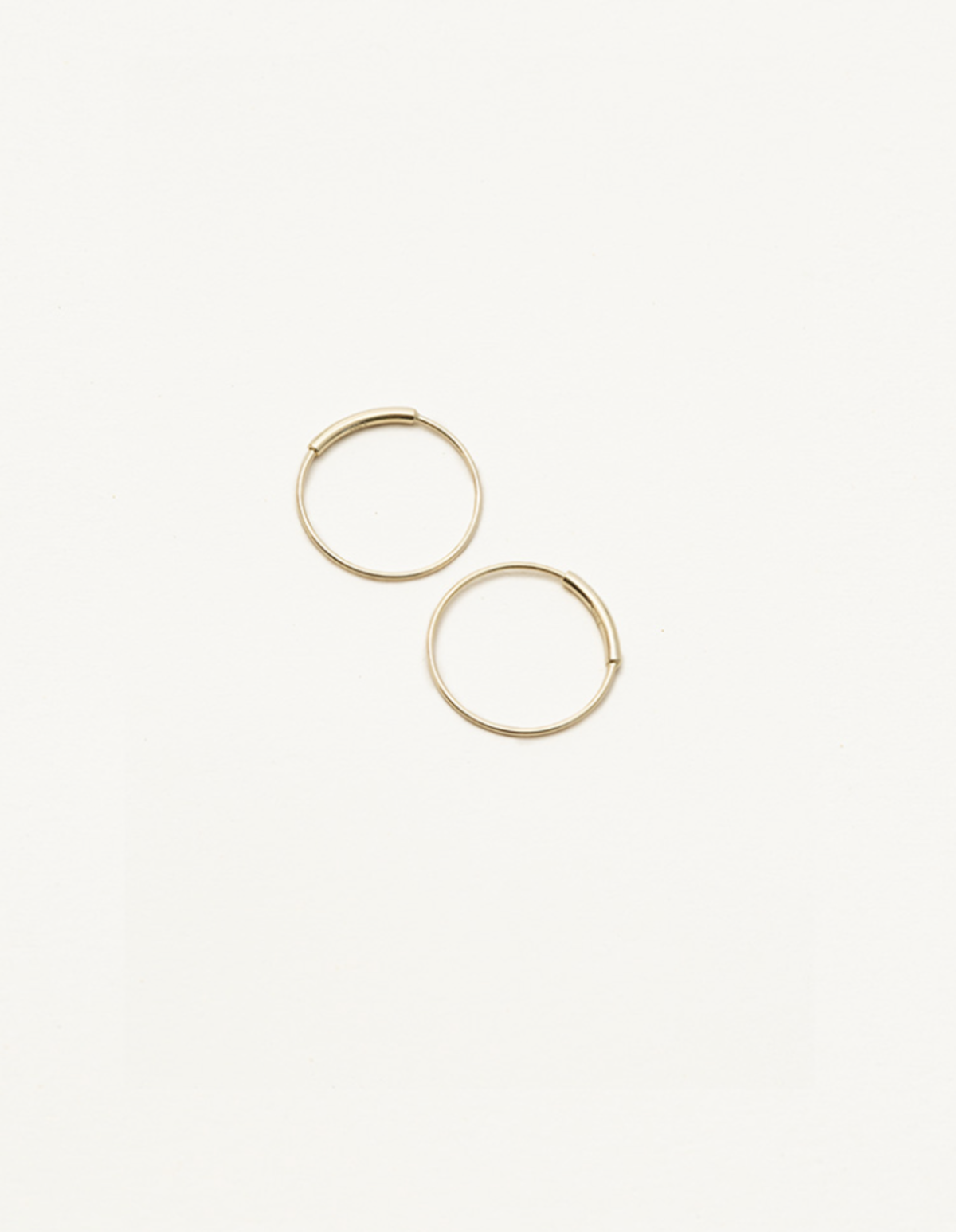 Kathleen Whitaker xs hoop earring - 14k yellow gold - Image 1 of 1