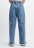 Sunnei Raw Edge Elastic Denim Pants - Washed Blue - Thumbnail 4