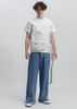 Sunnei Raw Edge Elastic Denim Pants - Washed Blue - Thumbnail 6
