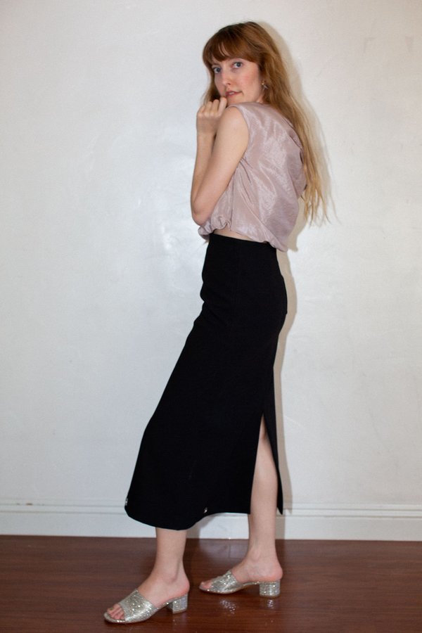 Paris Georgia Everyday Skirt - Black Paris Georgia Everyday Skirt - Black