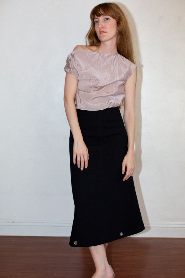 Paris Georgia Everyday Skirt - Black Paris Georgia Everyday Skirt - Black