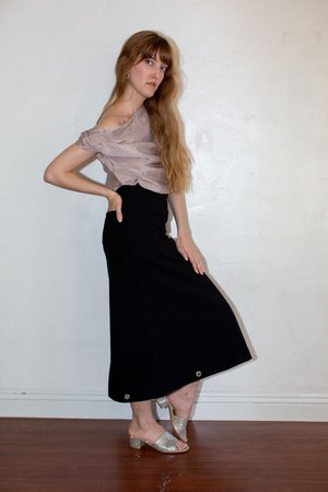 Paris Georgia Everyday Skirt - Black Paris Georgia Everyday Skirt - Black