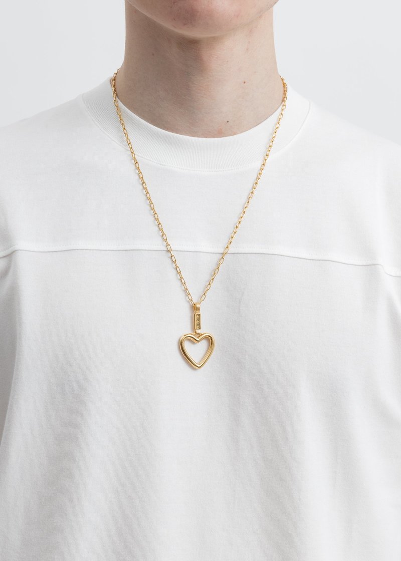 AMBUSH/アンブッシュ】HEART CLASS RING CHARM NECKLACE/ハート
