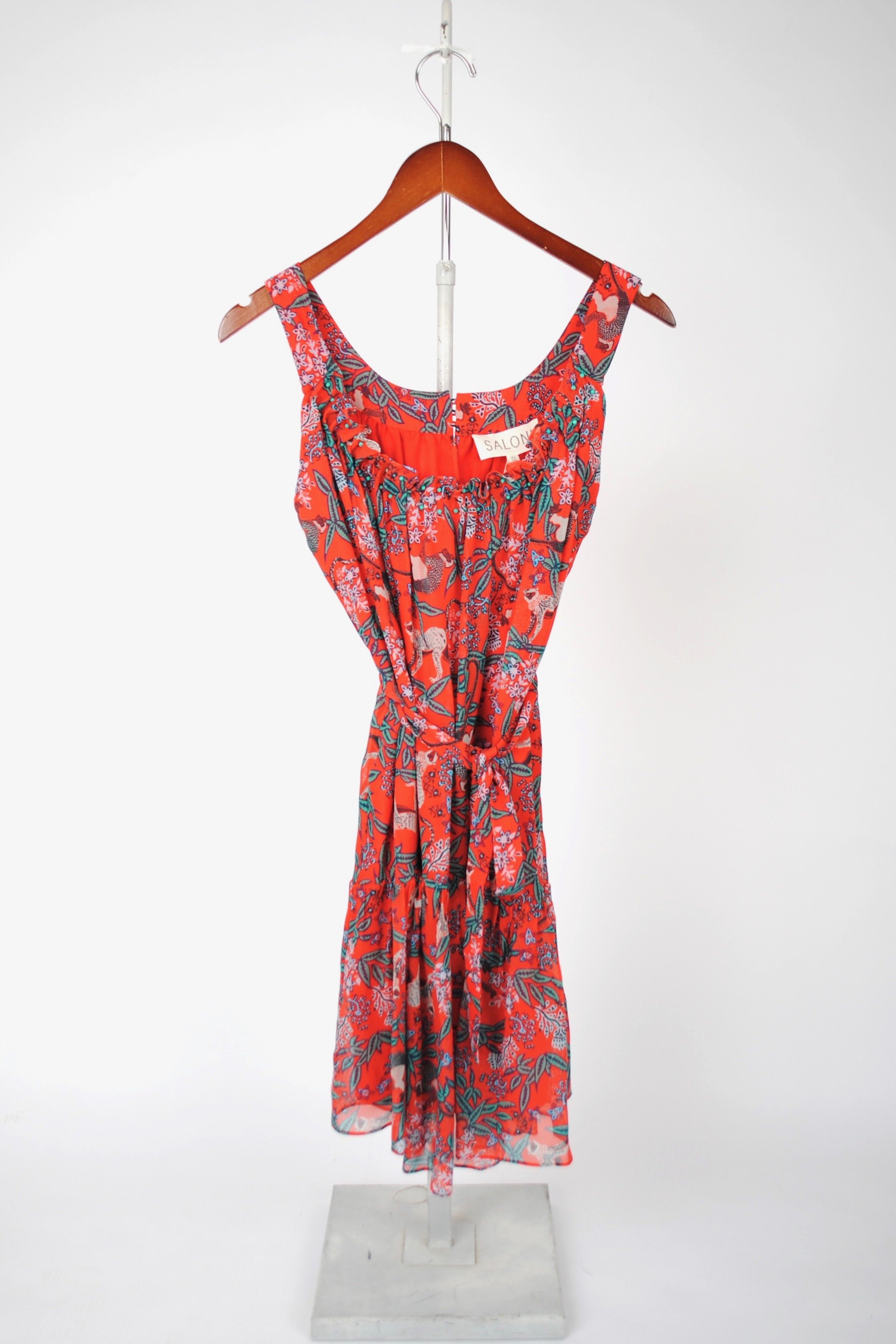 Saloni Robyn Dress - Ruby Jungle Monkey 