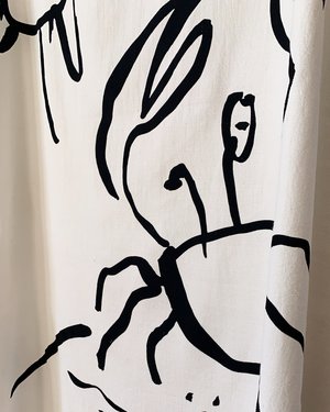 Fourth St Summer 2020 Beach Sheet - White/Black Fourth St Summer 2020 Beach Sheet - White/Black