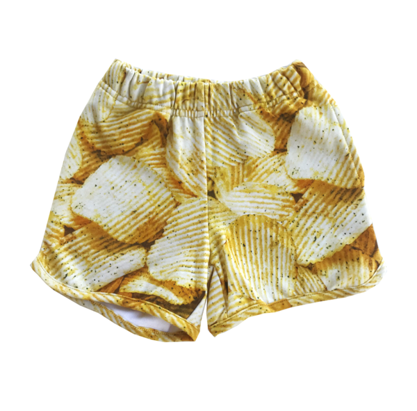 Kids Romey Loves Lulu Potato Chips Shorts Kids Romey Loves Lulu Potato Chips Shorts