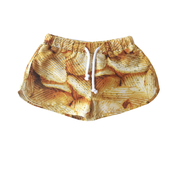 Kids Romey Loves Lulu Potato Chips Swim Trunks Kids Romey Loves Lulu Potato Chips Swim Trunks