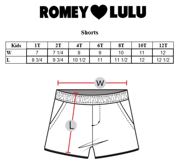 Kids Romey Loves Lulu Purple Bears Shorts Kids Romey Loves Lulu Purple Bears Shorts