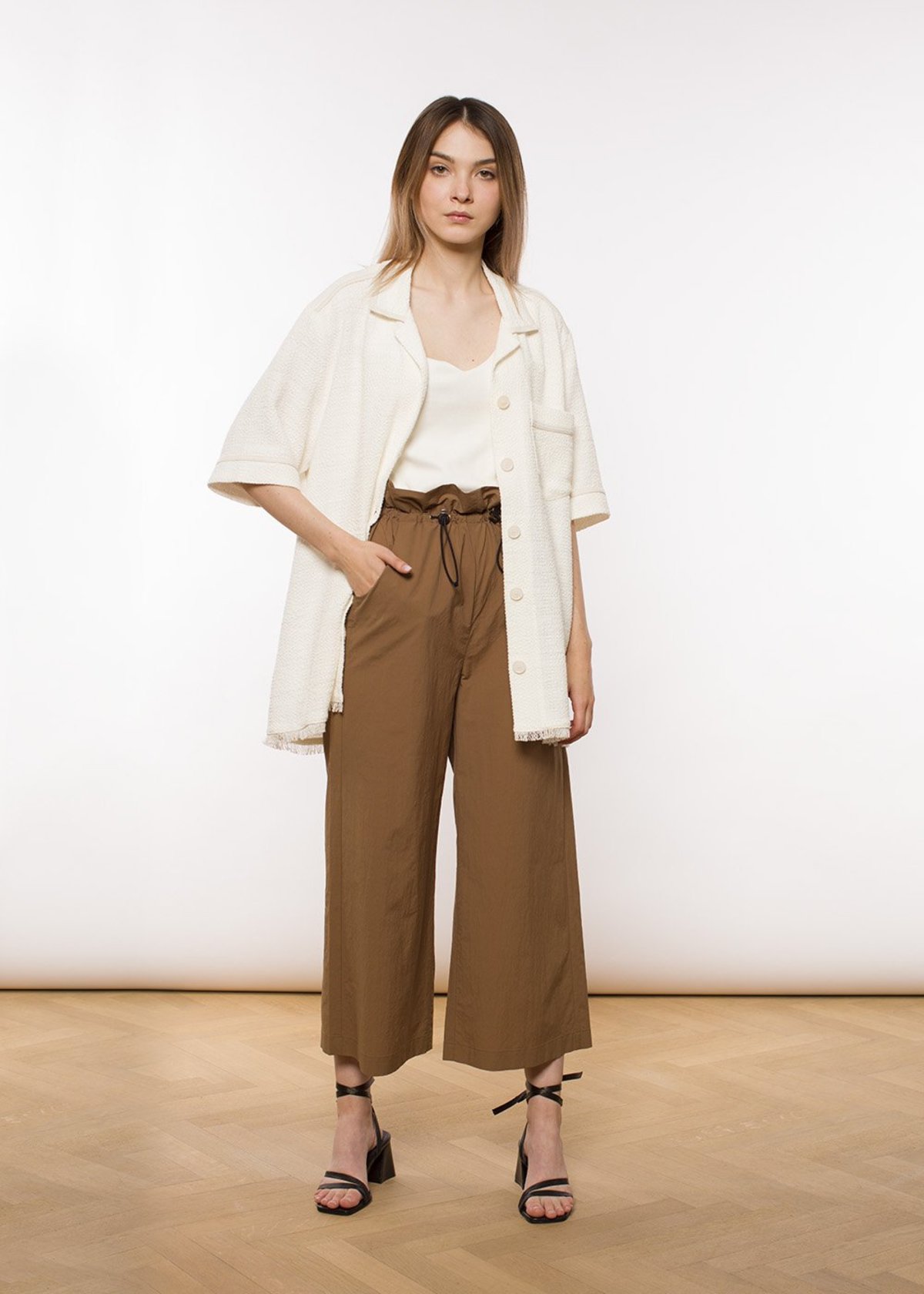 ÁERON Beth Pull String Pants - Chesnut - Image 1 of 10