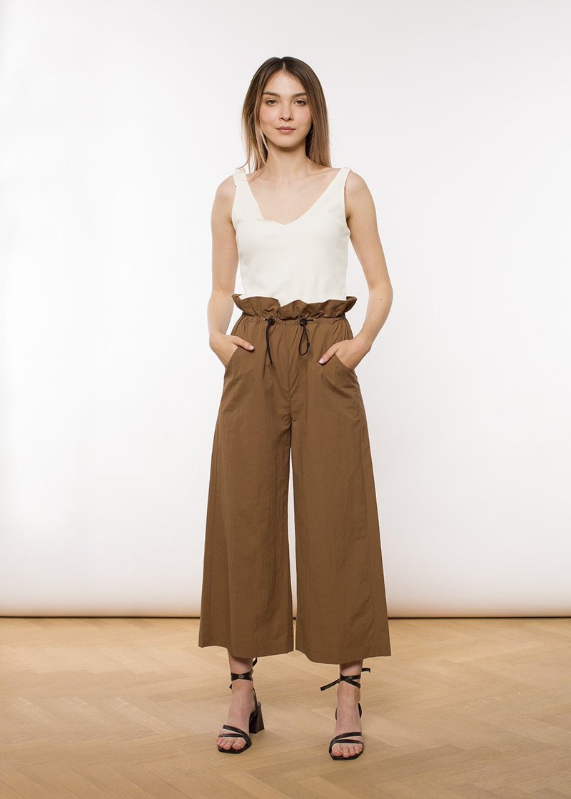 ERON Beth Pull String Pants - Chesnut