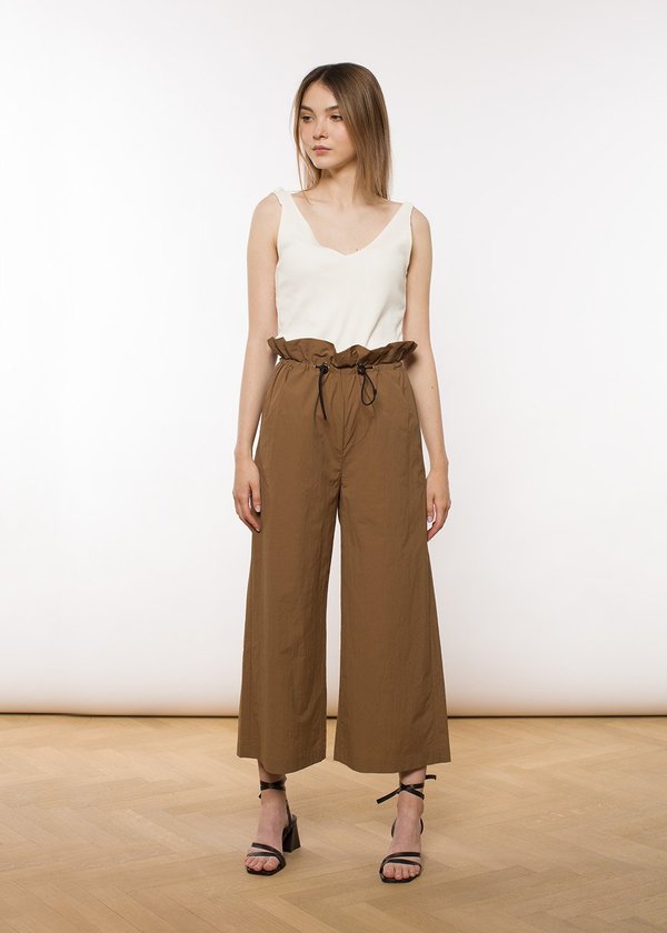 ERON Beth Pull String Pants - Chesnut