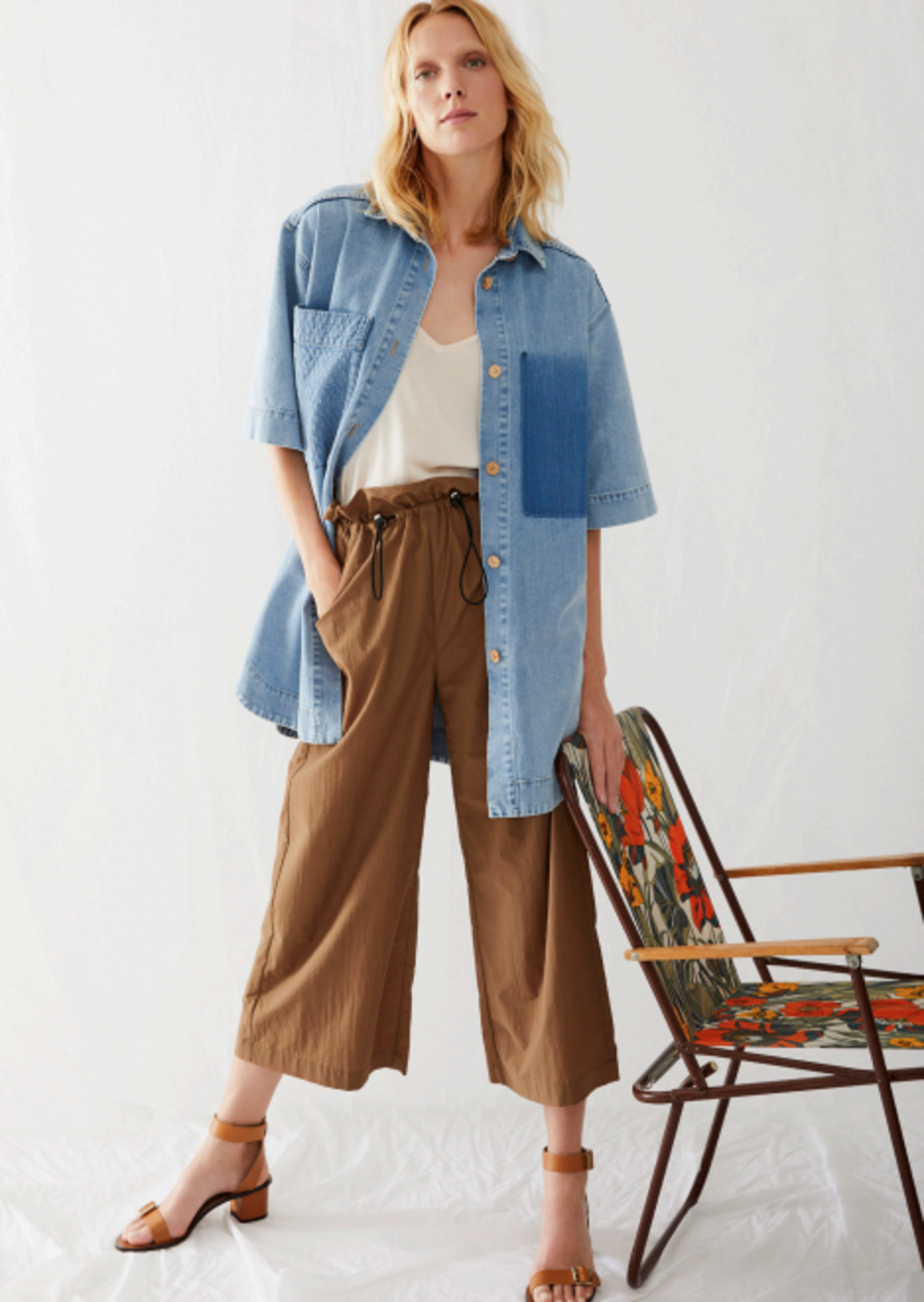 ÁERON Beth Pull String Pants - Chesnut - Image 10 of 10