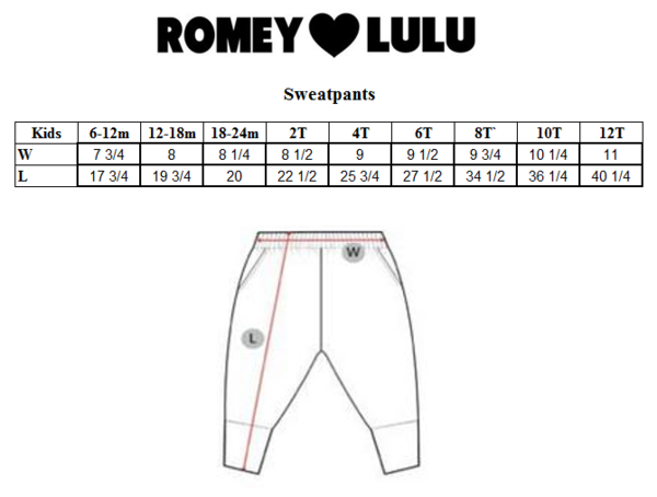 Kids Romey Loves Lulu Donuts Sweatpants Kids Romey Loves Lulu Donuts Sweatpants