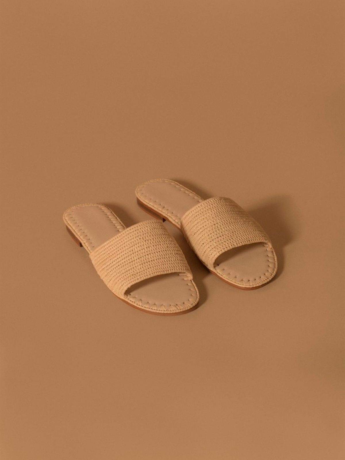 Folk Fortune Raffia Sandals - Natural - Image 2 of 3