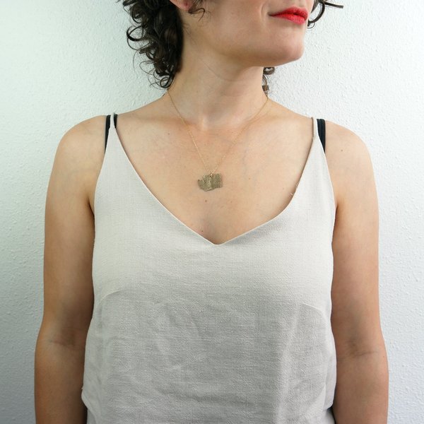 Oh So Antsy Large WA State Necklace - 14K Gold Oh So Antsy Large WA State Necklace - 14K Gold