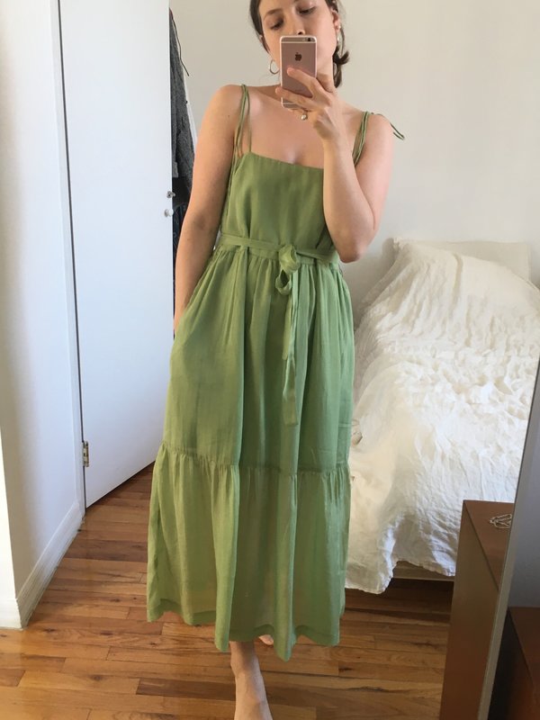 Ajaie Alaie Chica Dress - Wasabi