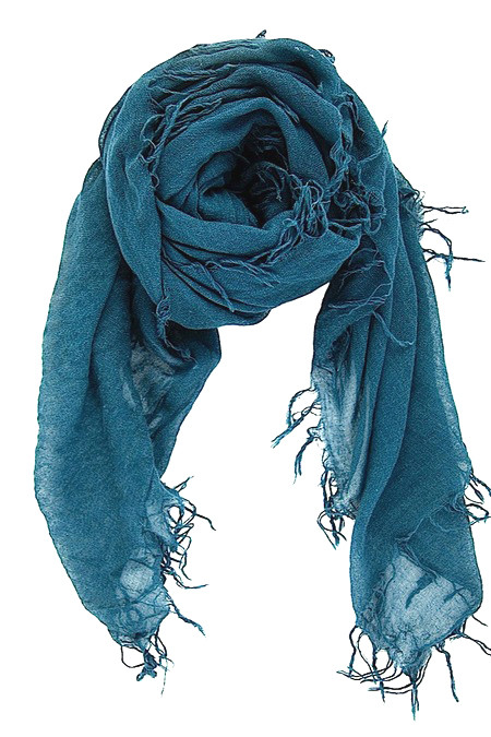 Chan Luu - Cashmere & Silk Direct Blue Scarf Chan Luu - Cashmere & Silk Direct Blue Scarf