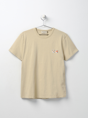 maison kitsuné double fox head patch tee