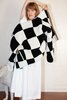 Sandy Liang Pawn Fleece - Checkerboard - Thumbnail 5