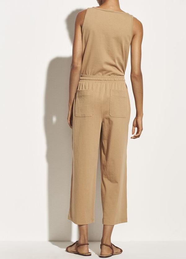 VINCE Cropped Wide Leg Pull On Pant 