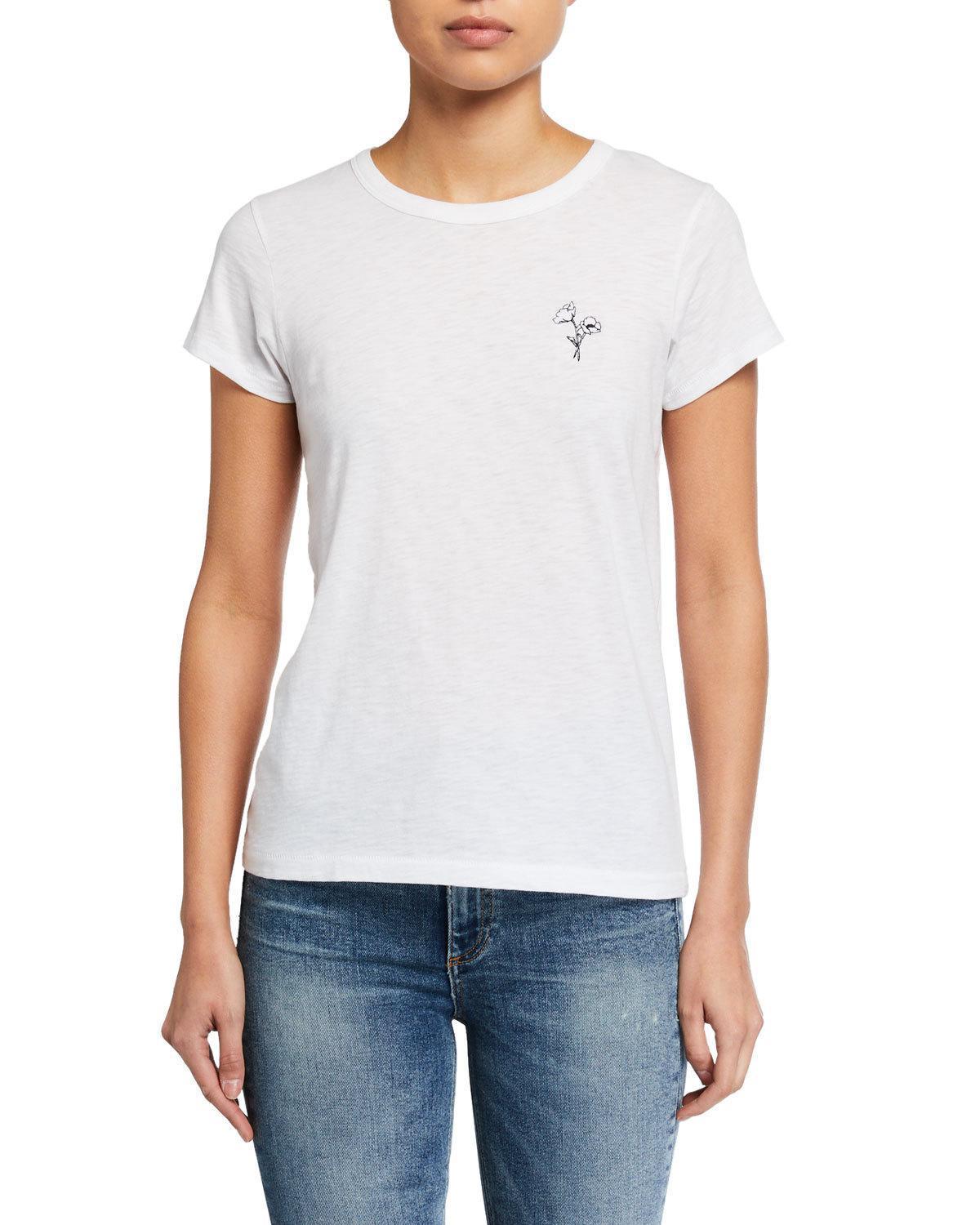 rag and bone floral tee