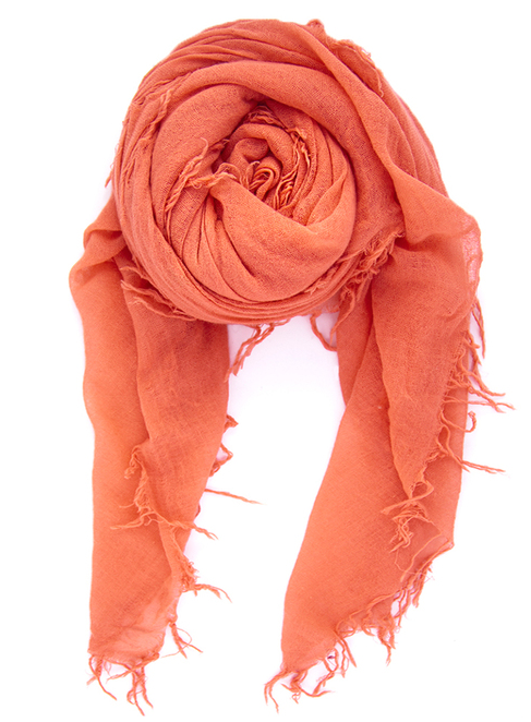 Chan Luu - Living Coral Cashmere & Silk Scarf Chan Luu - Living Coral Cashmere & Silk Scarf