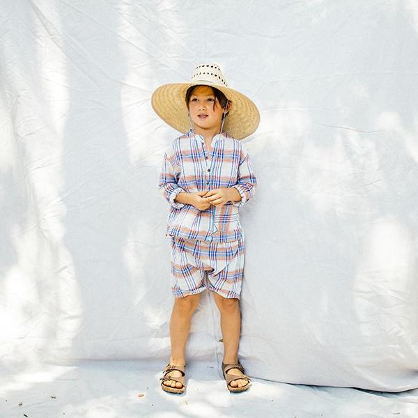 Kids Nico Nico Child Oli Plaid Shorts Kids Nico Nico Child Oli Plaid Shorts