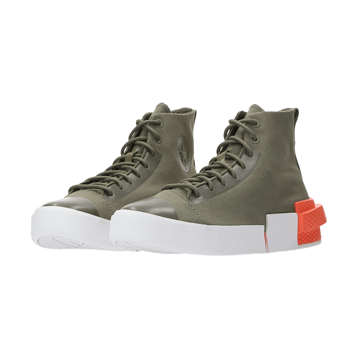 Converse All Star Disrupt CX HI Olive/White/Orange Garmentory