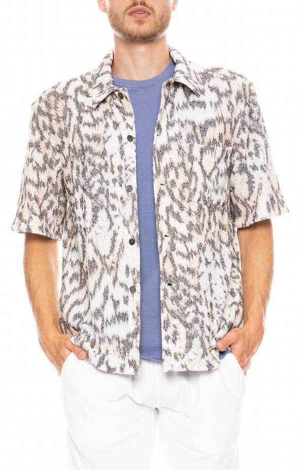 Our Legacy Box Short Sleeve Shirt - Tiger Print on Garmentory