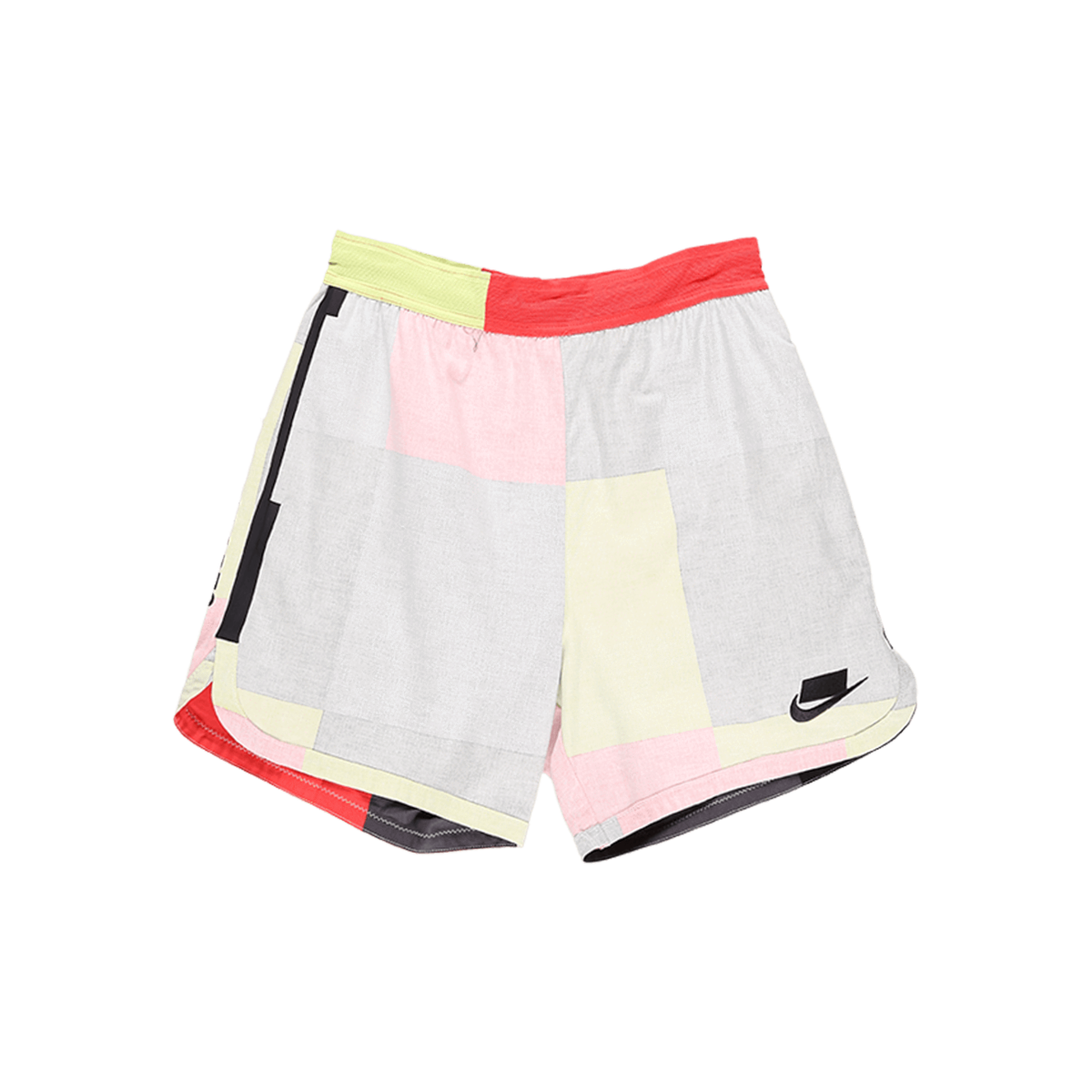 nike colour block shorts pink