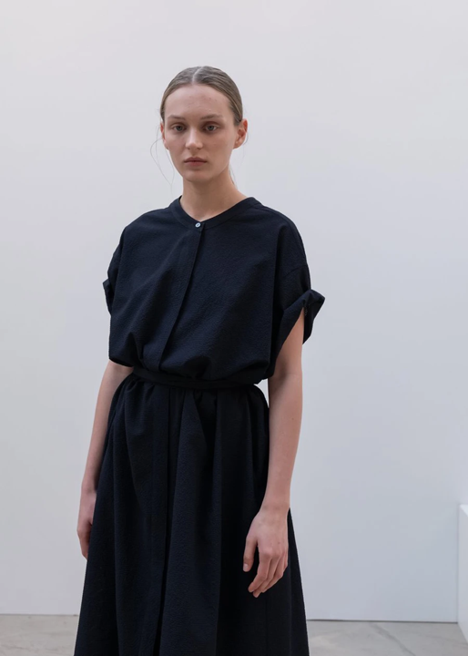 lvir pleated dress Twist Belt Pleated Dress - Women - Ready-to-Wear