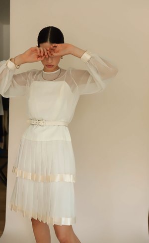 Vintage Camille Dress - Cream Vintage Camille Dress - Cream