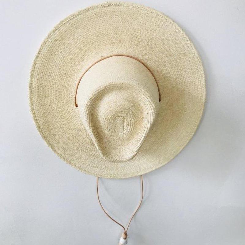 West Perro Desert Sun Hat - Natural Guatemalan Palm