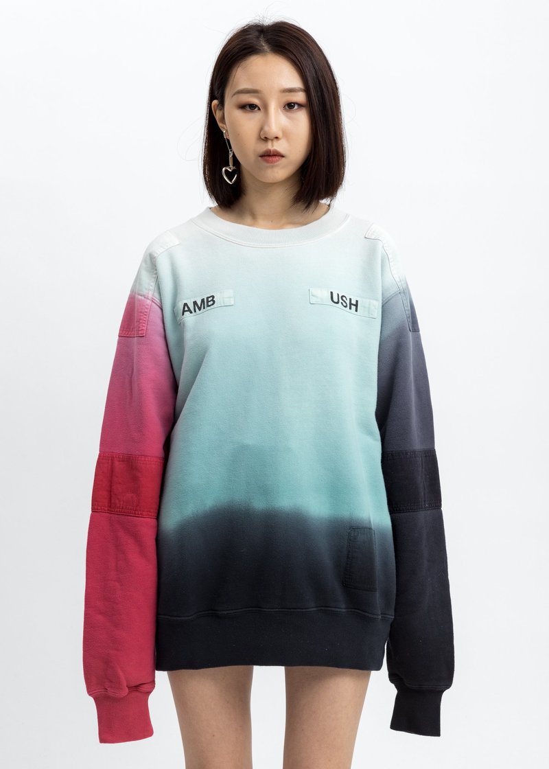 Ambush Multicolor New Patchwork Sweatshirt Mint