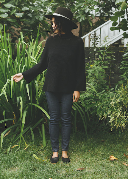 Line Knitwear - Aubrey in Caviar Line Knitwear - Aubrey in Caviar