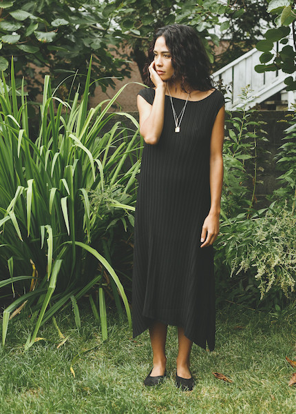 Objects Without Meaning - Knife Pleat Dress in Black Objects Without Meaning - Knife Pleat Dress in Black