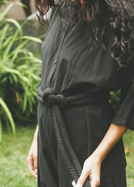 Uzi - Piped Jumpsuit in Black Uzi - Piped Jumpsuit in Black