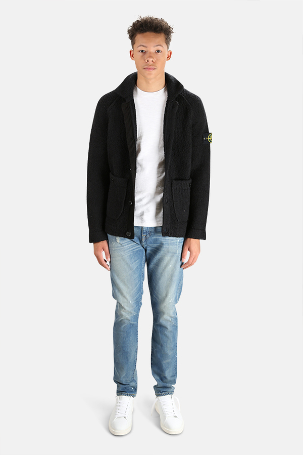 Stone Island Heavy Knit Cardigan 