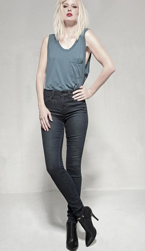 Skargorn #21 Sleeveless Tee, Milk Wash Skargorn #21 Sleeveless Tee, Milk Wash