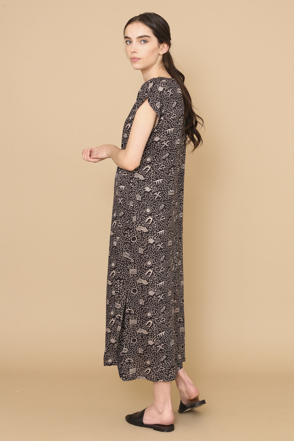 black boubou dress BUGA Black BOUBOU 2XL / White