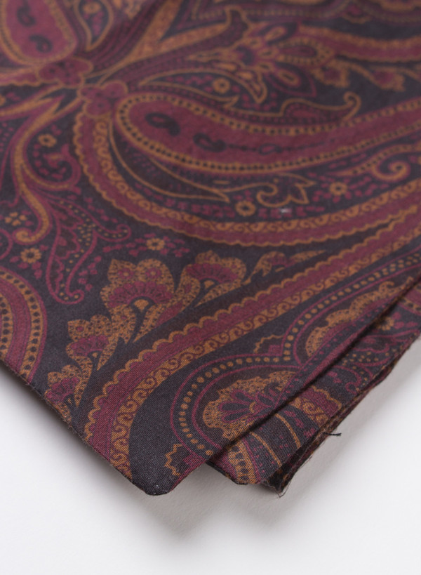 Our Legacy Raw Scarf Red Paisley Our Legacy Raw Scarf Red Paisley