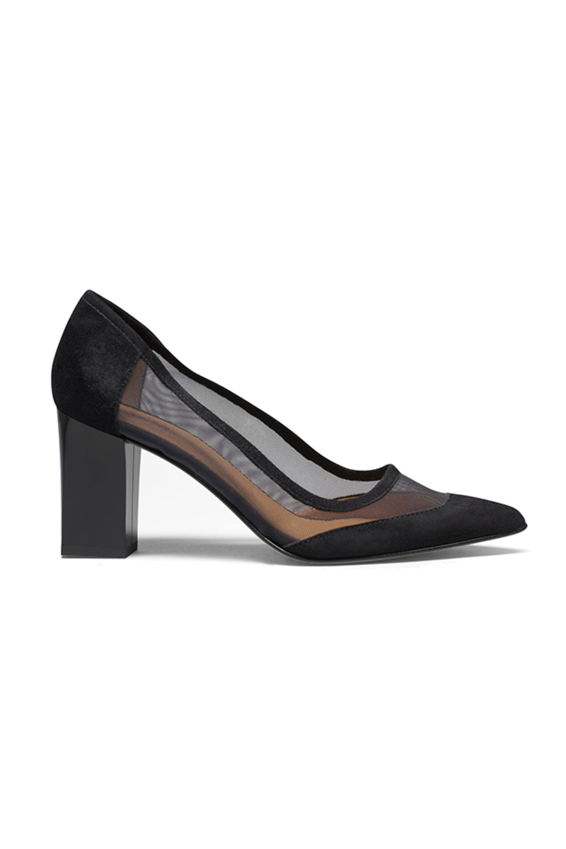GANNI レスアッフヒルミュル S29254929 099 Ganni Masami Mesh Pumps - Black | Garmentory