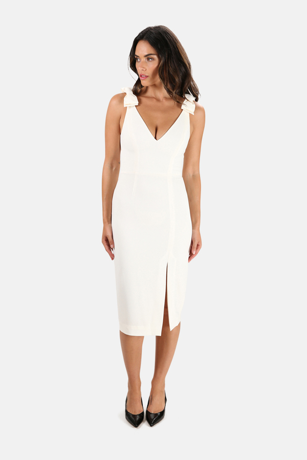 white cotton tunic dress THALIA in OFF Unlined. standard-margin Style Code:WMN4739.1-02 Next time you're at