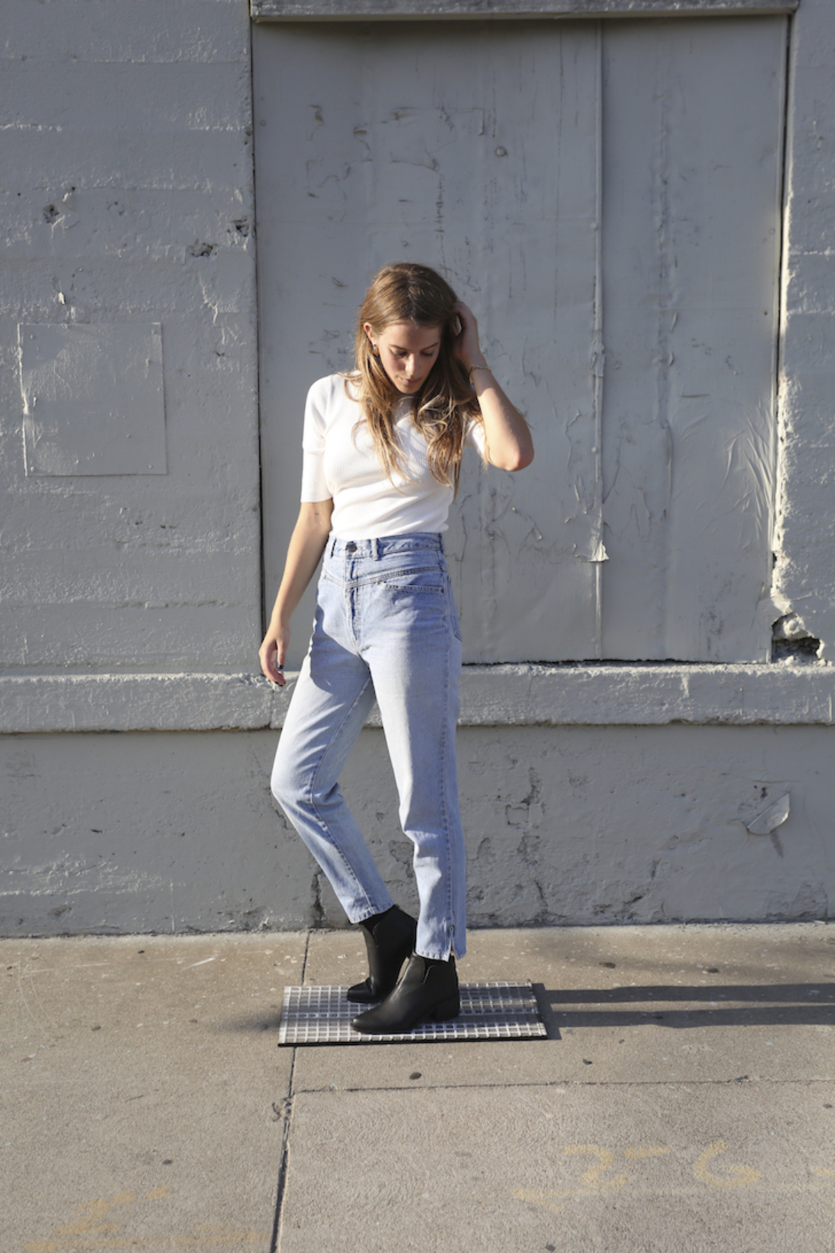 Objects Without Meaning Rib Tee, White Garmentory