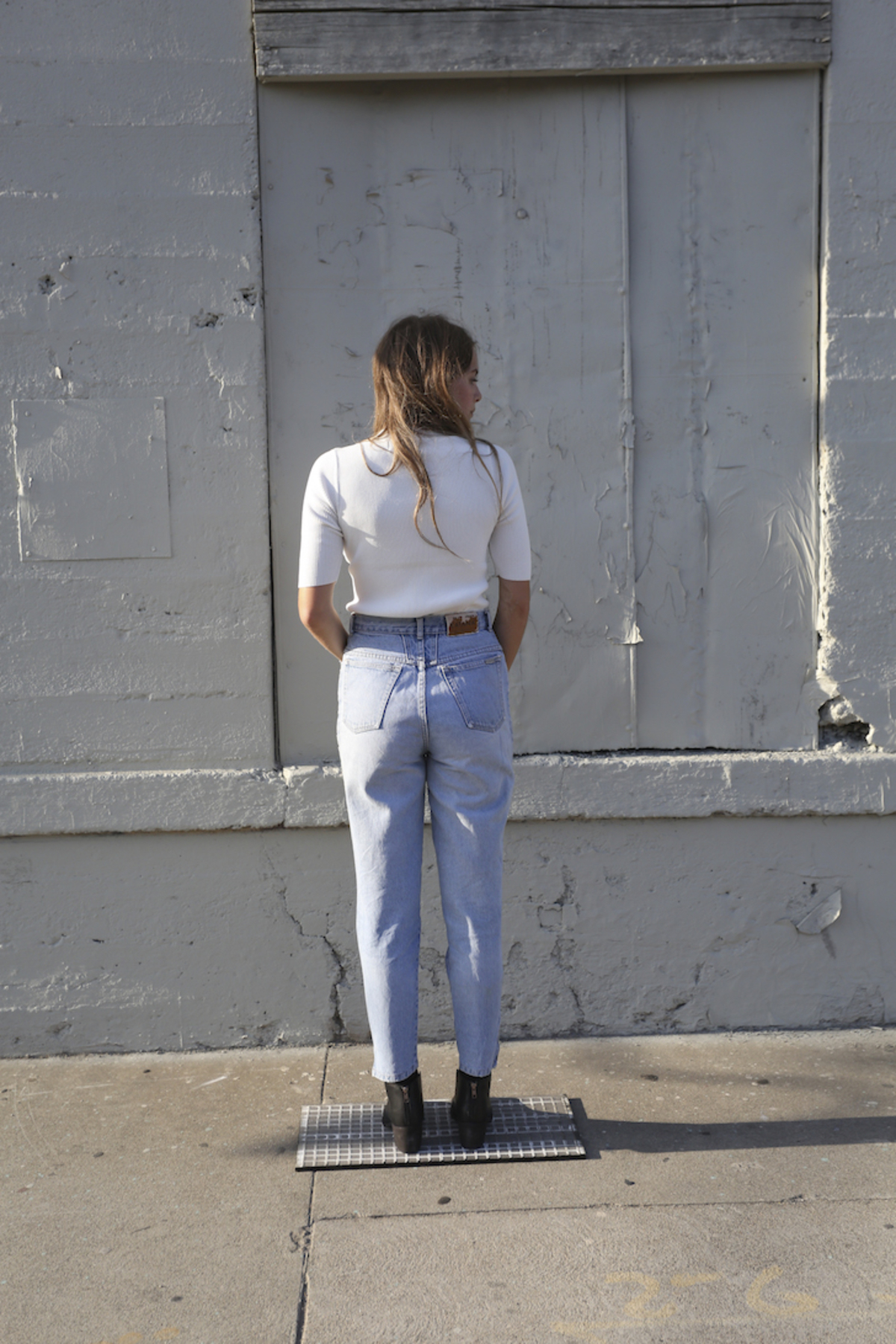 Objects Without Meaning Rib Tee, White Garmentory