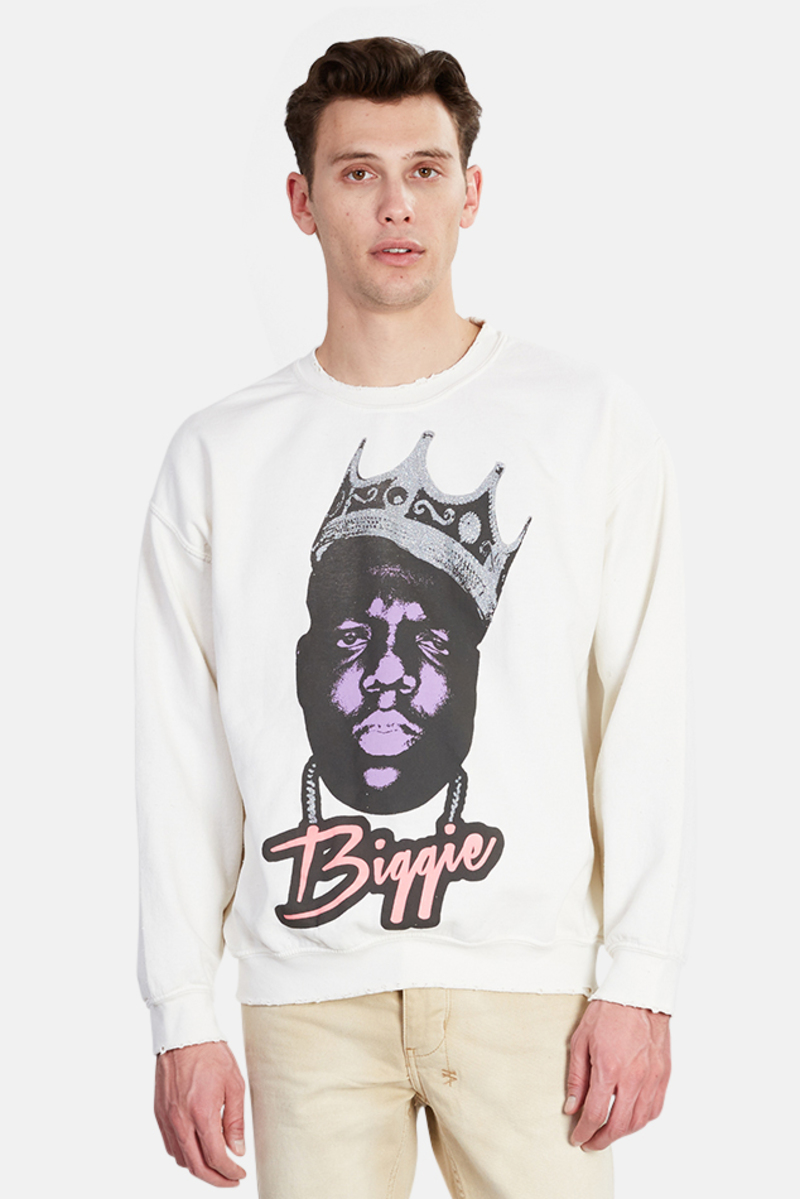 MadeWorn Rock MadeWorn Notorious BIG Biggie Sweatshirt | Garmentory