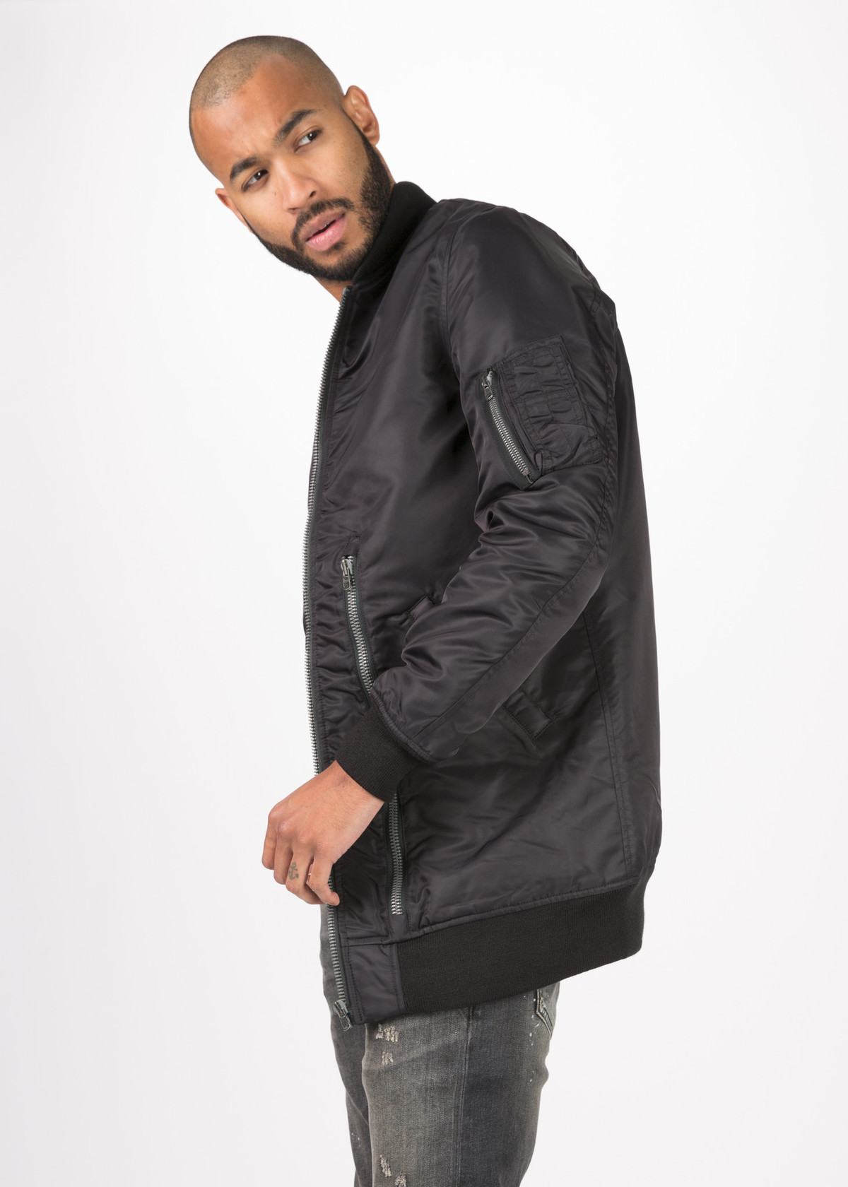 R13 Oversized Winter MA-1 Flight Jacket | Garmentory
