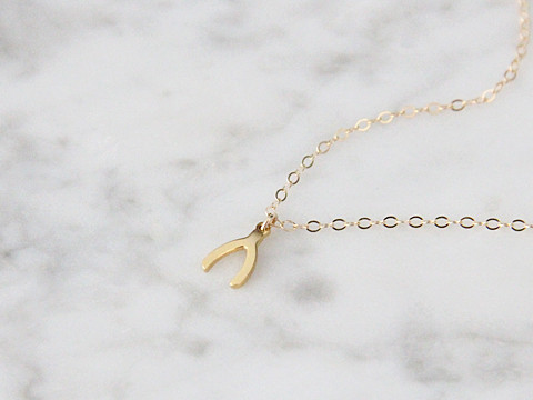 Seoul Little Wishbone Necklace Seoul Little Wishbone Necklace