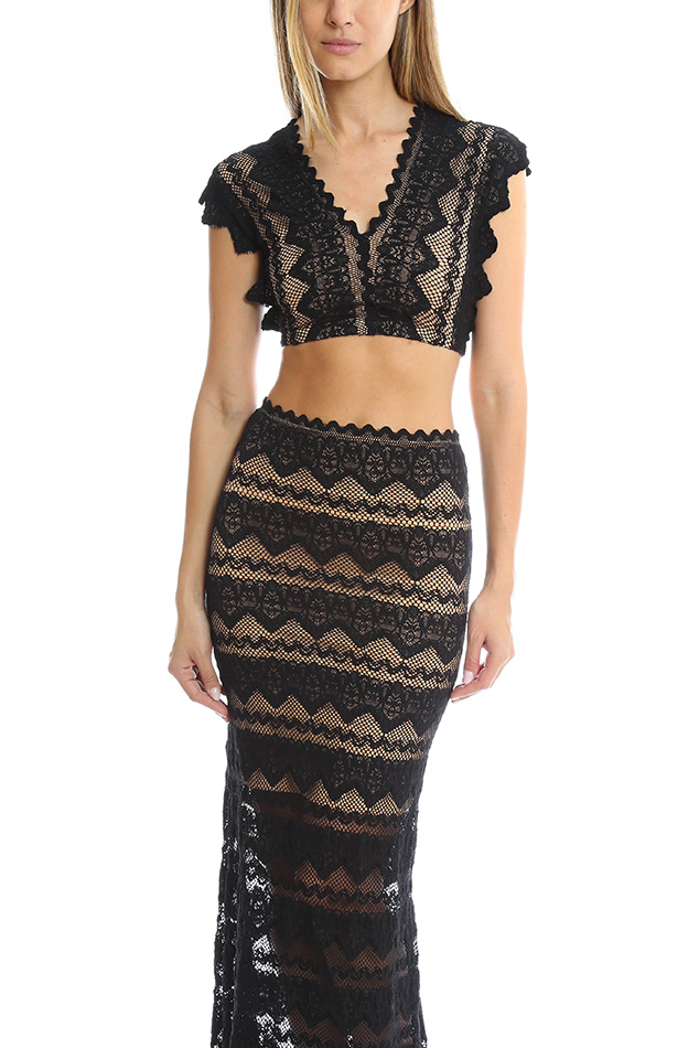 Nightcap Sierra Lace Crop Top | Garmentory