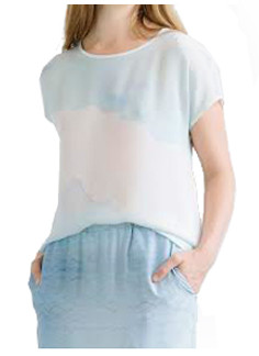 Rachel Rose - Reservoir Print Tee Rachel Rose - Reservoir Print Tee